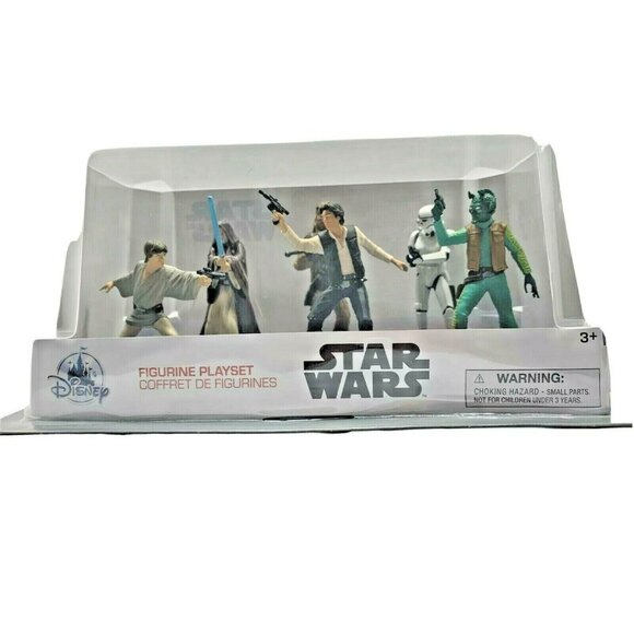 DISNEY STORE~STAR WARS~ Cantina Figure Playset 6 Figurines Cake Toppers